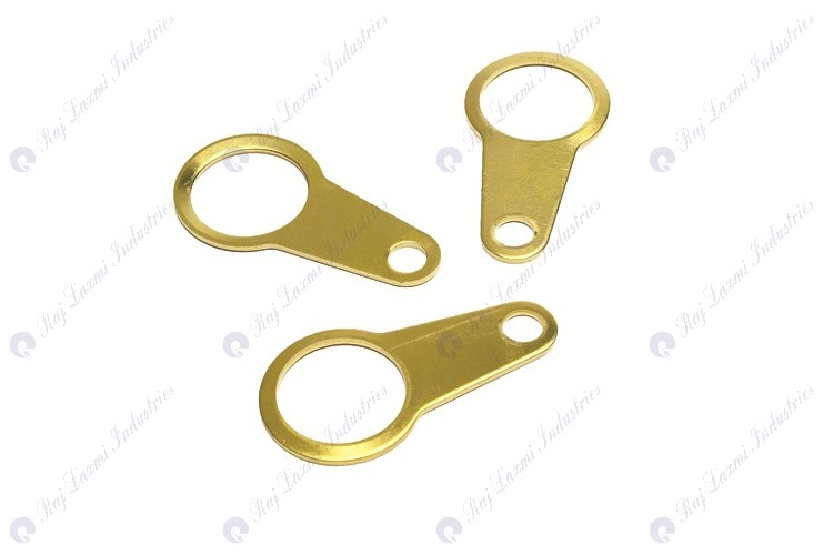 brass earthing tag